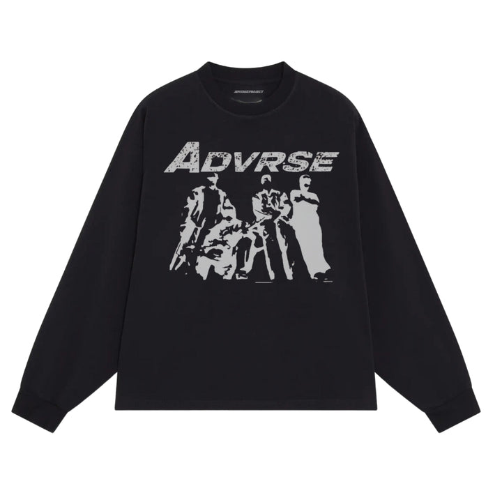 Crew Hood Longsleeve | White