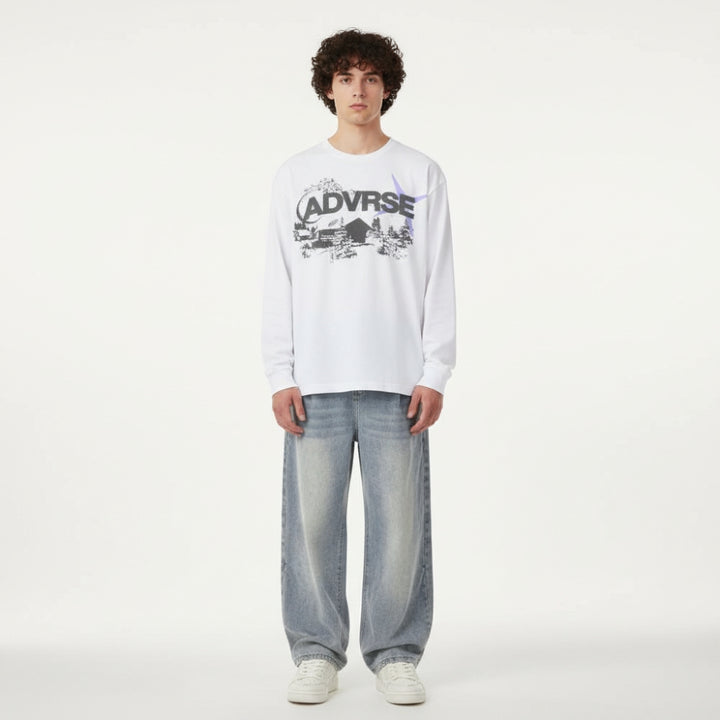 Deep Forest Longsleeve | White