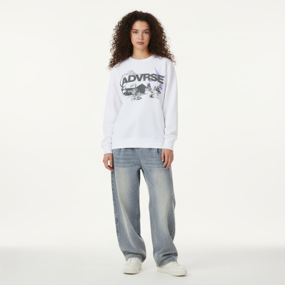 Deep Forest Longsleeve | White