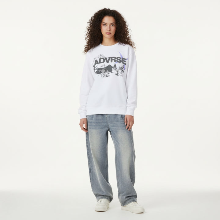 Deep Forest Longsleeve | White