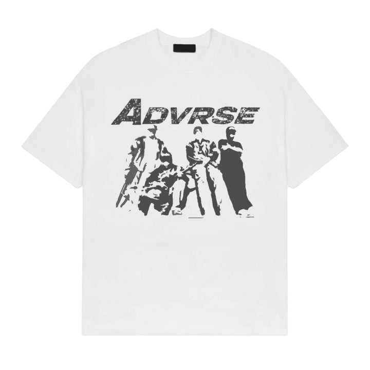 Crew Hood Tee | White