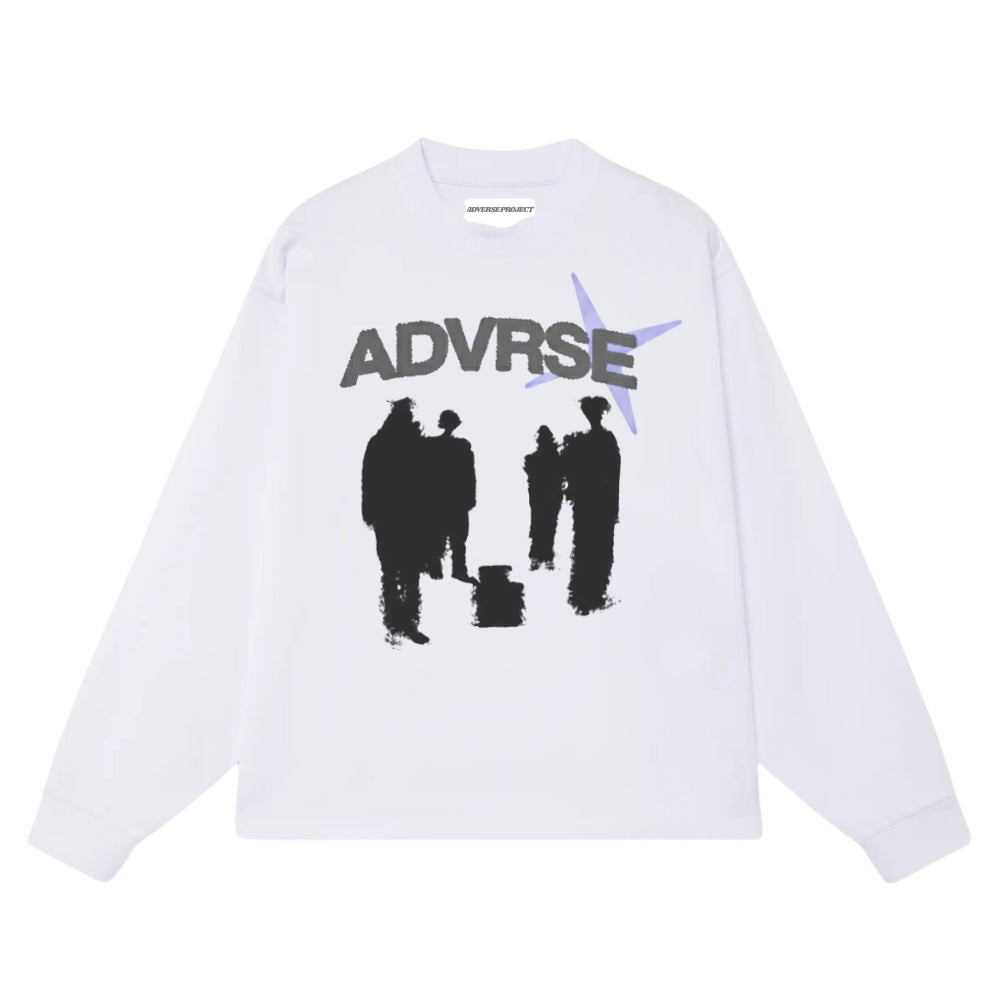 Shadow Huddle Longsleeve | White