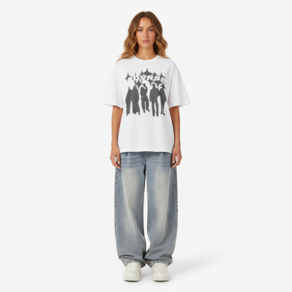 Shadow Unit Tee | White