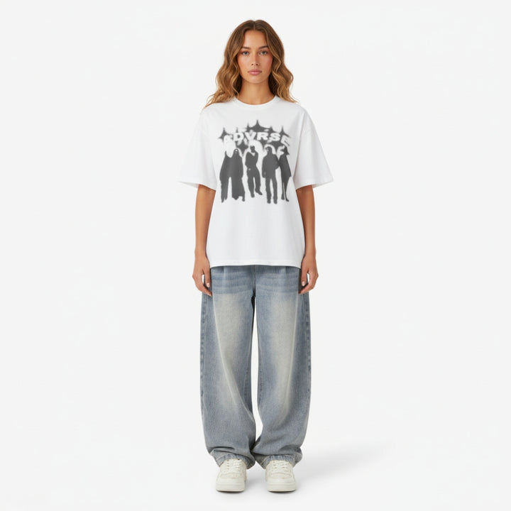 Shadow Unit Tee | White