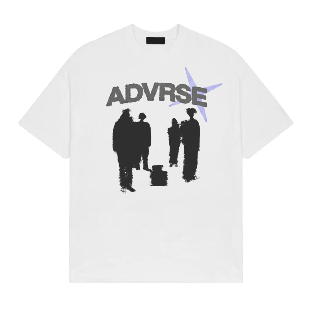 Shadow Huddle Tee | White