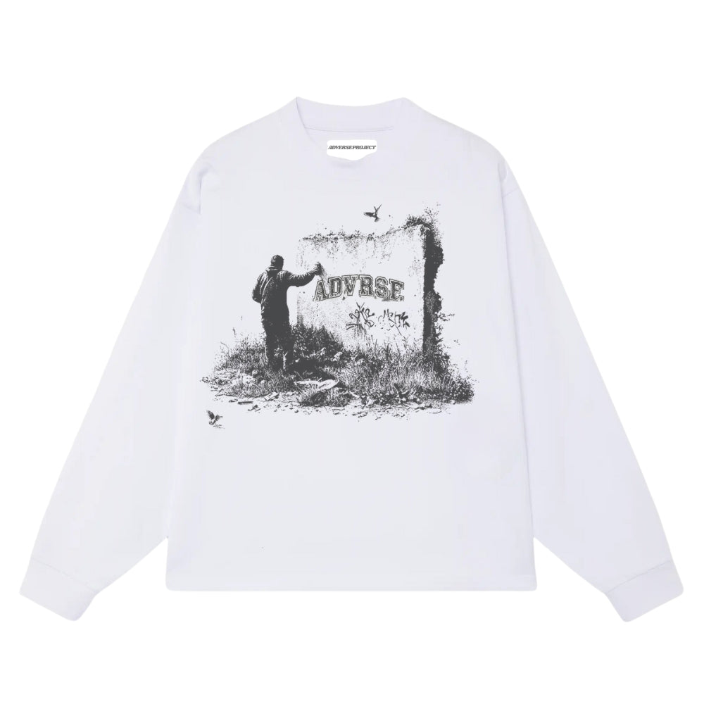 Shadow Wall Longsleeve | White