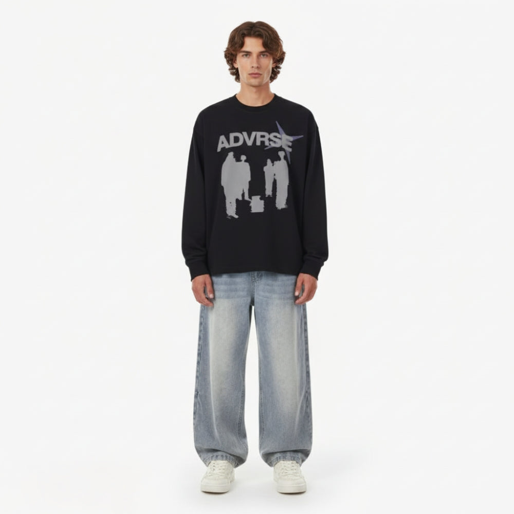 Shadow Huddle Longsleeve | Black