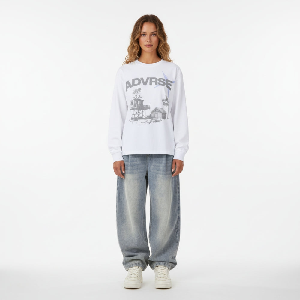 Encampment Longsleeve | White