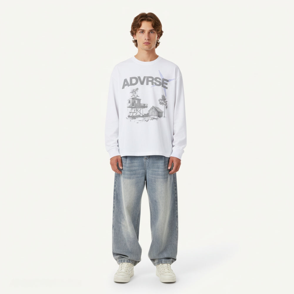 Encampment Longsleeve | White