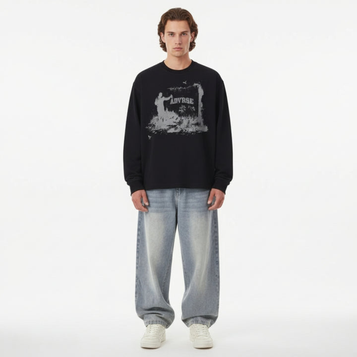 Shadow Wall Longsleeve | Black