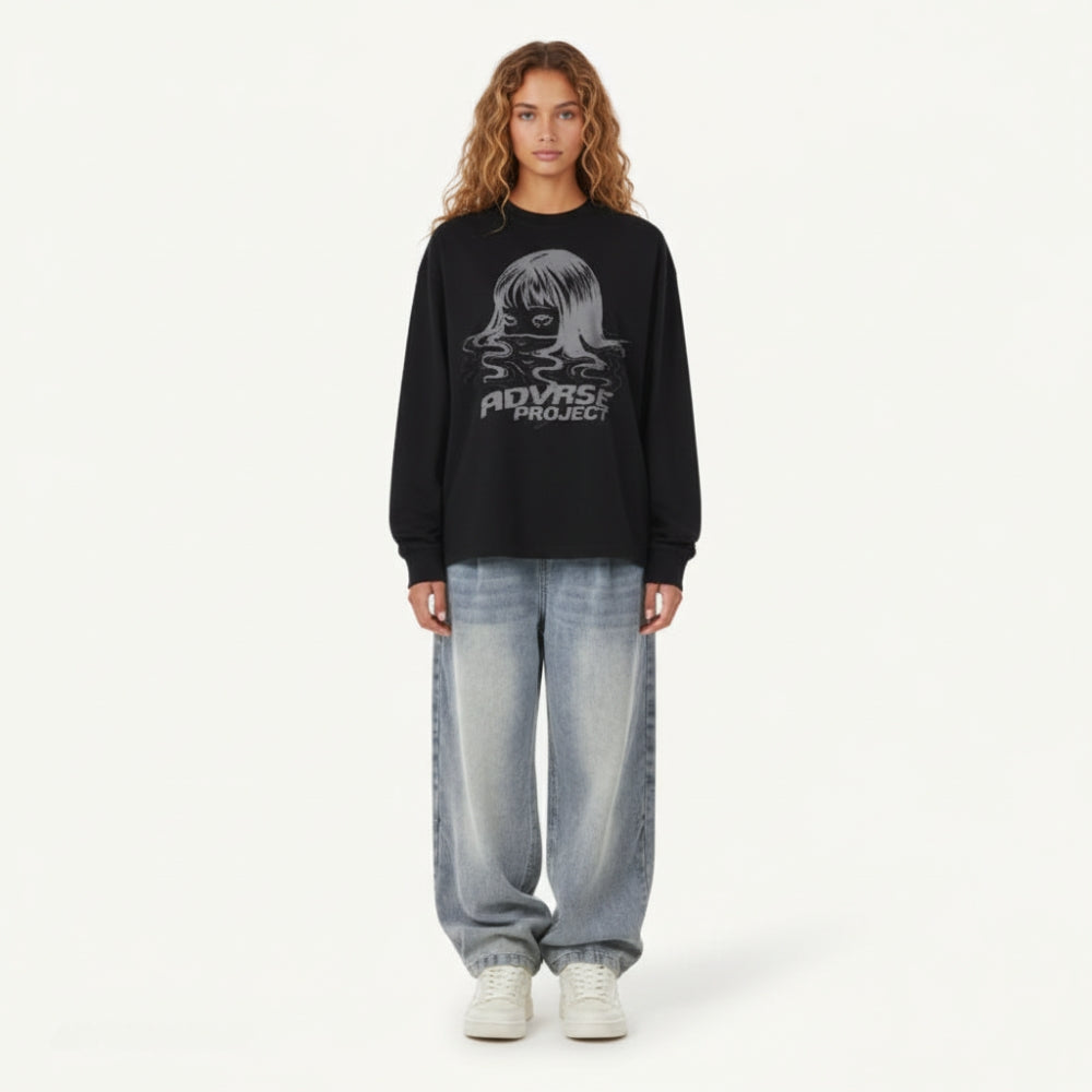 Siren Girl Longsleeve | Black