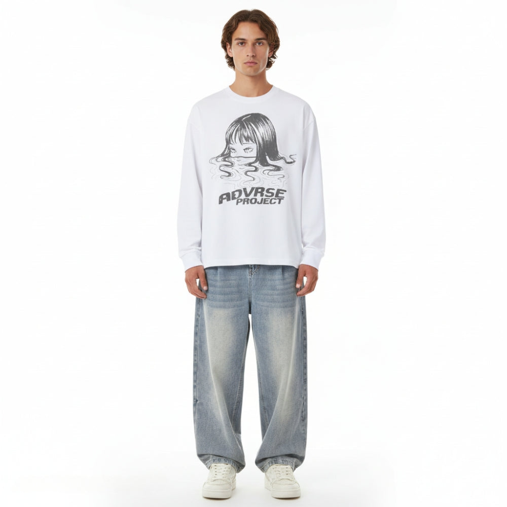 Siren Girl Longsleeve | White