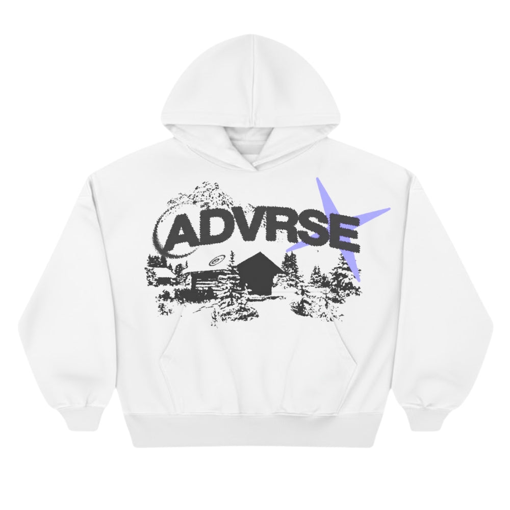 Deep Forest Hoodie | White
