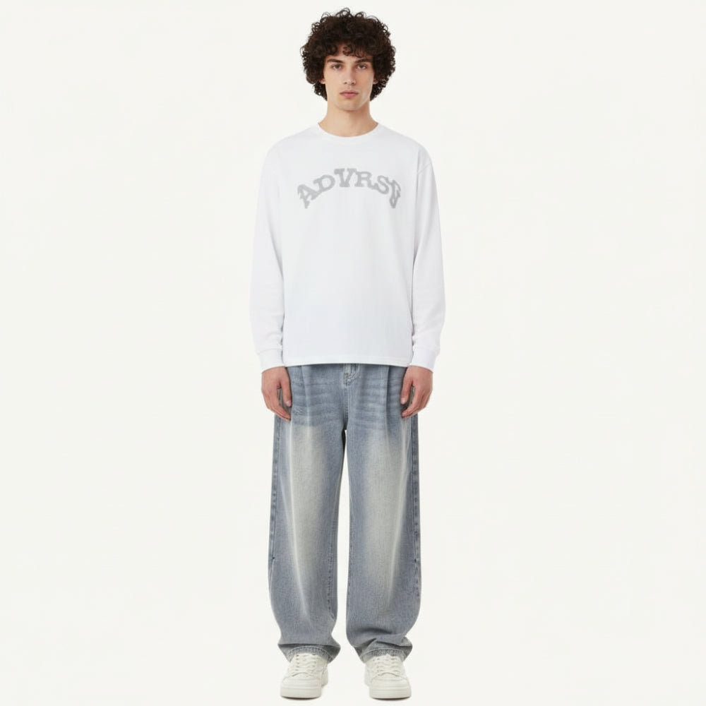 'ADVRSE' Longsleeve | White