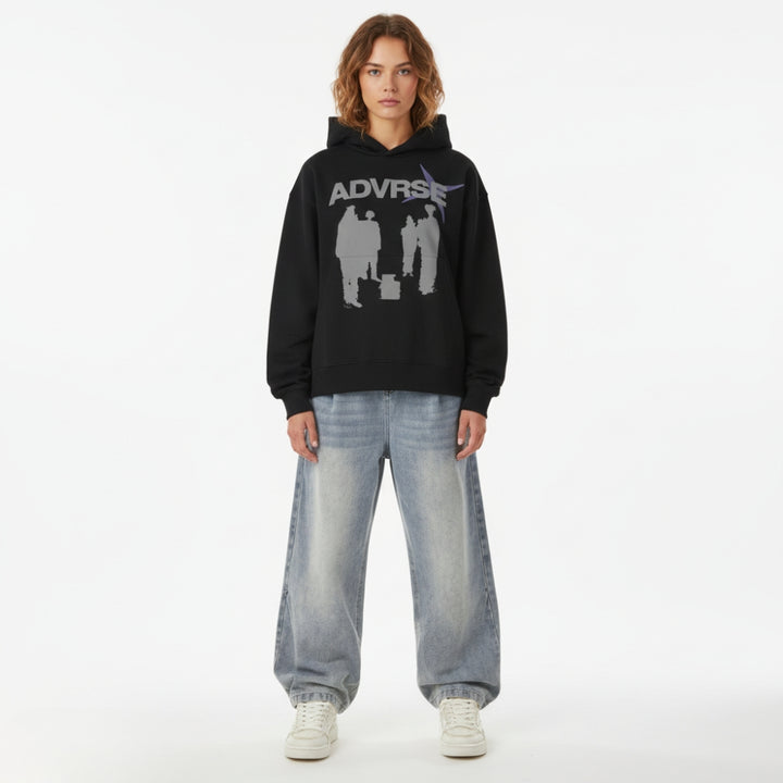 Shadow Huddle Hoodie | White