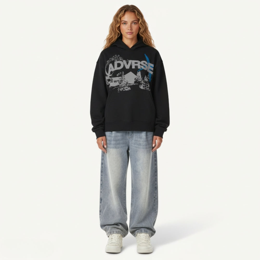 Deep Forest Hoodie| Black