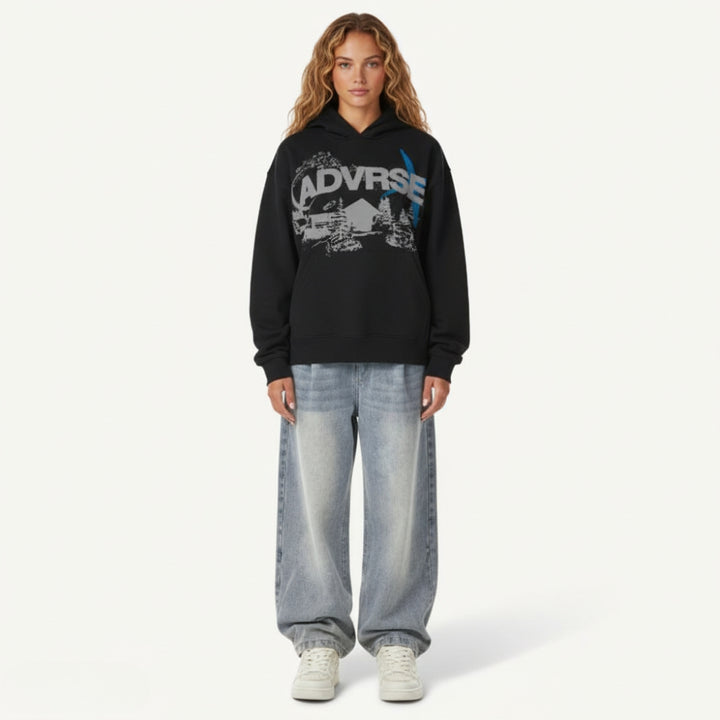 Deep Forest Hoodie| Black