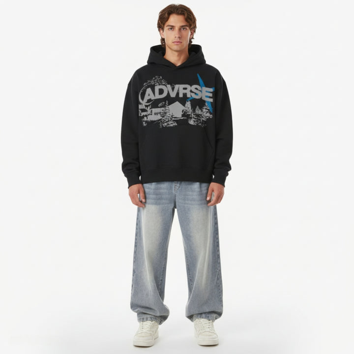 Deep Forest Hoodie| Black