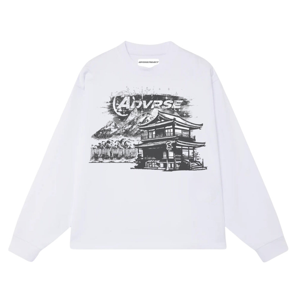 Silent Shrine Longsleeve | White