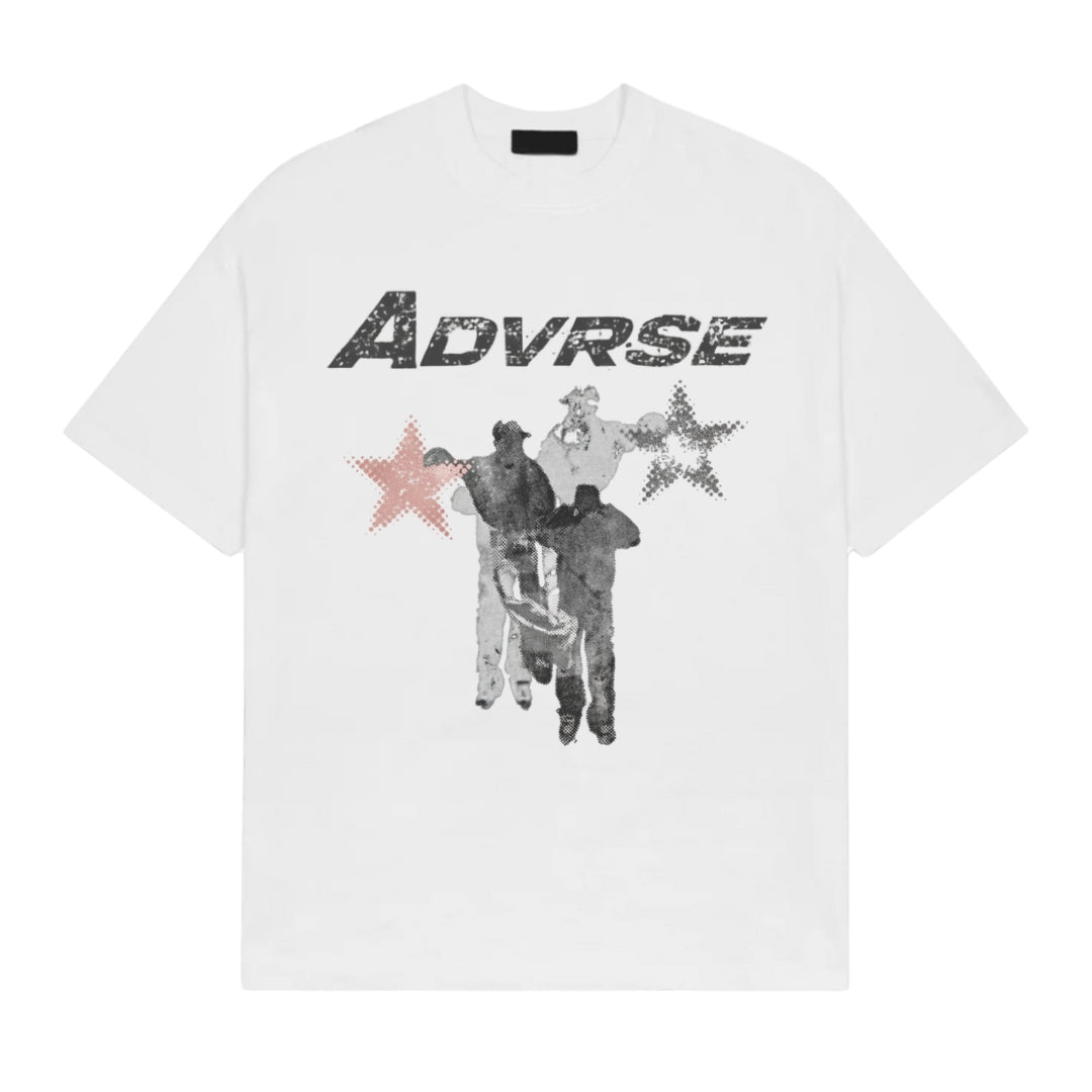 Distressed Stars Tee | Black