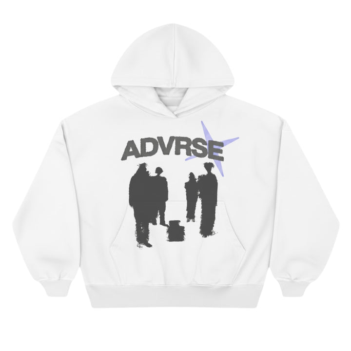 Shadow Huddle Hoodie | White