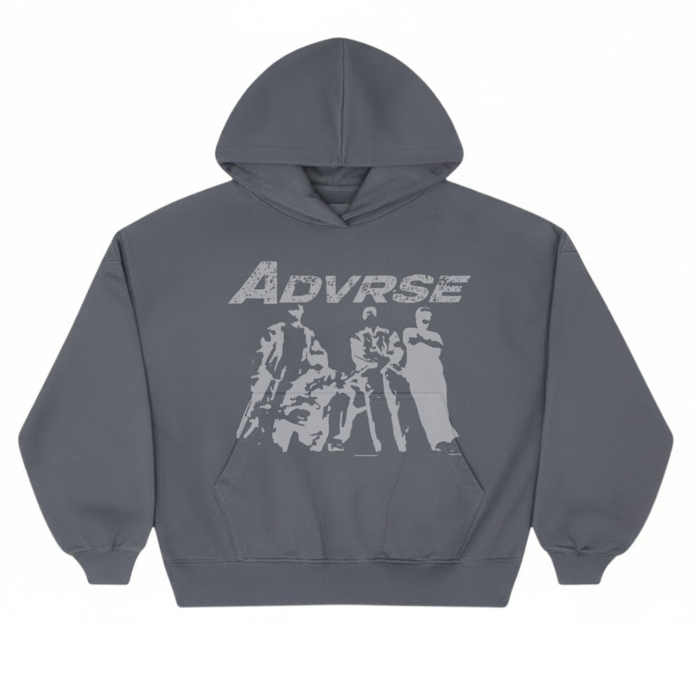 Crew Hood Hoodie | Gray