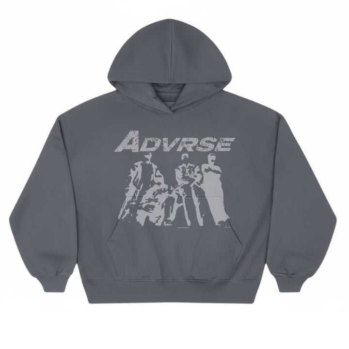 Crew Hood Hoodie | Balck