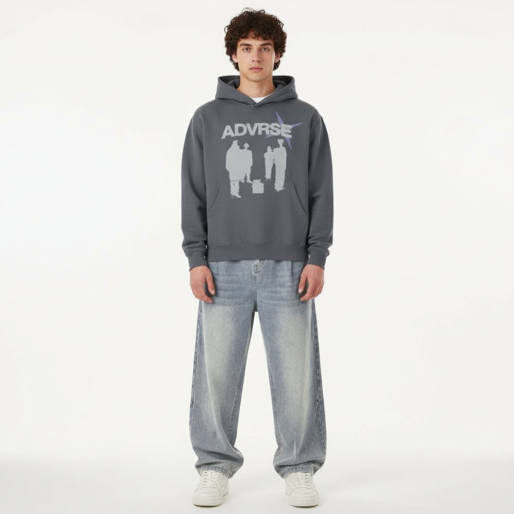 Shadow Huddle Hoodie | White