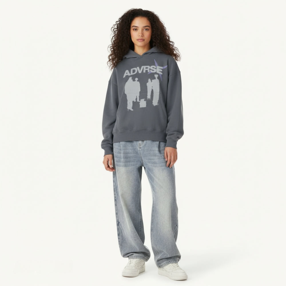 Shadow Huddle Hoodie | White