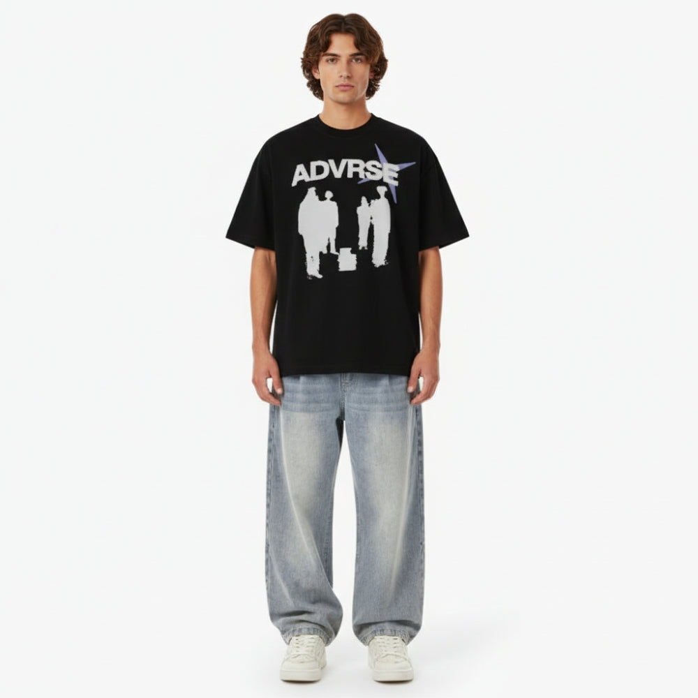 Shadow Huddle Tee | White